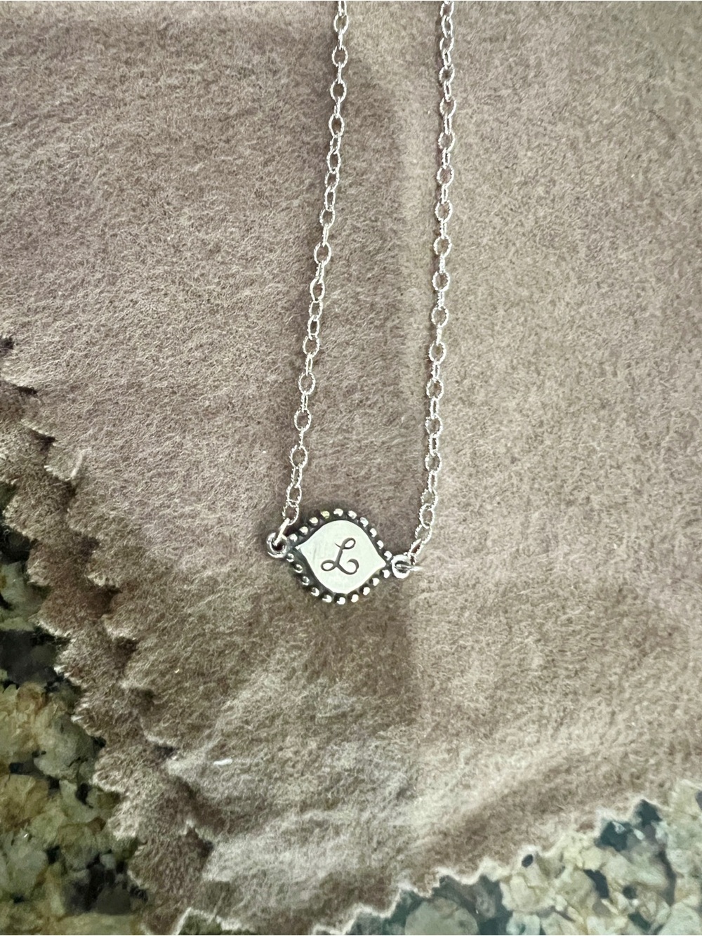 James Avery Sterling Silver Initial 'L' Pendant Necklace - Silver